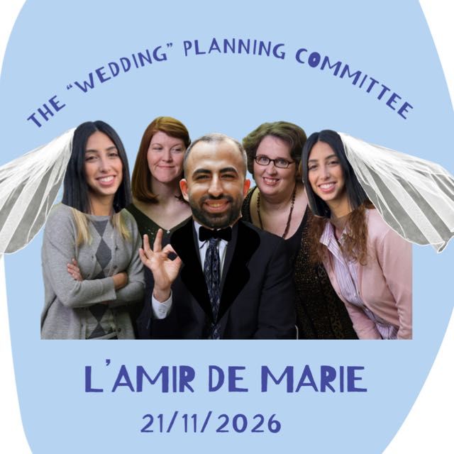 The wedding planning committee poster